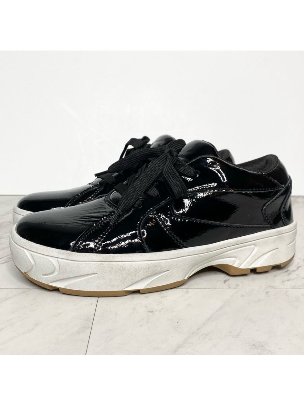 Jeffrey Campbell Limit Platform Black Patent Sneaker 8